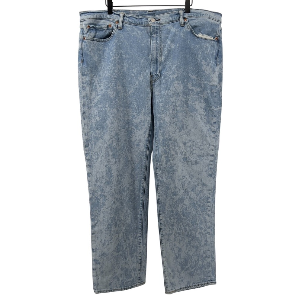 Levi 541 Athletic Fit Jeans Acid Stone Light Wash‎ Men 42X32 Denim Pockets Taper